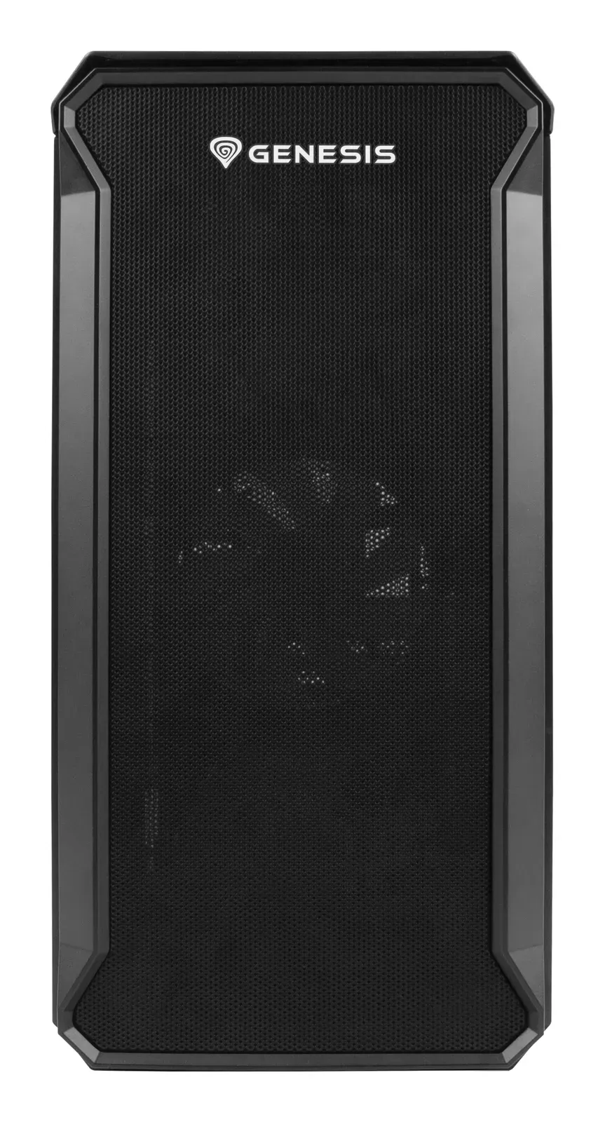 Počítačová skříň Genesis IRID 503 V2/Micro Tower/Transpar./Černá