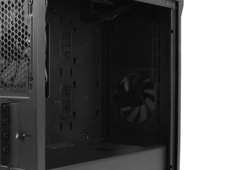 Počítačová skříň Genesis IRID 503 V2/Micro Tower/Transpar./Černá