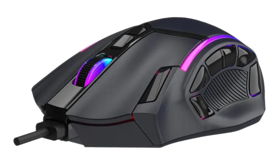 C-TECH herní myš Akali (GM-15), casual gaming, 12800 DPI, RGB podsvícení, USB, č