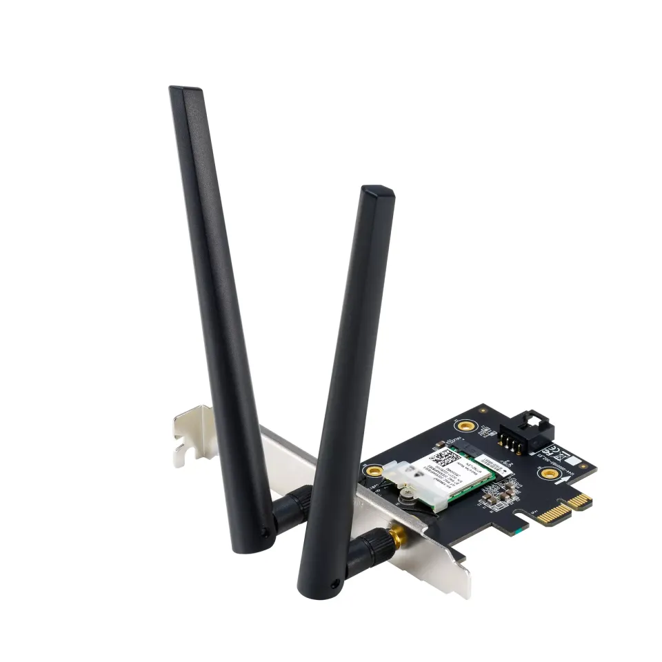 ASUS PCE-AXE5400 Wireless AXE5400 PCIe Wi-Fi 6E Adapter Card, Bluetooth 5.2