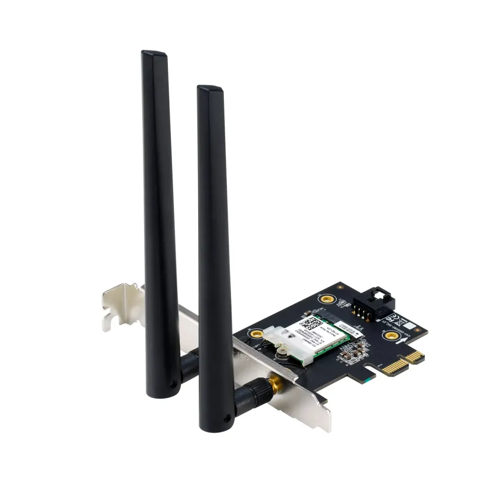 ASUS PCE-AXE5400 Wireless AXE5400 PCIe Wi-Fi 6E Adapter Card, Bluetooth 5.2