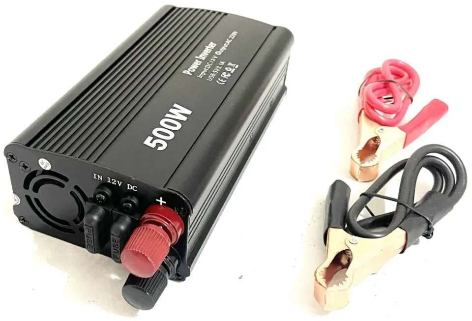 EUROCASE měnič napětí DY-8109-12, AC/DC 12V/230V, 500W, USB