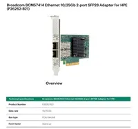 Broadcom BCM57414 Ethernet 10/25Gb 2-port SFP28 Adapter