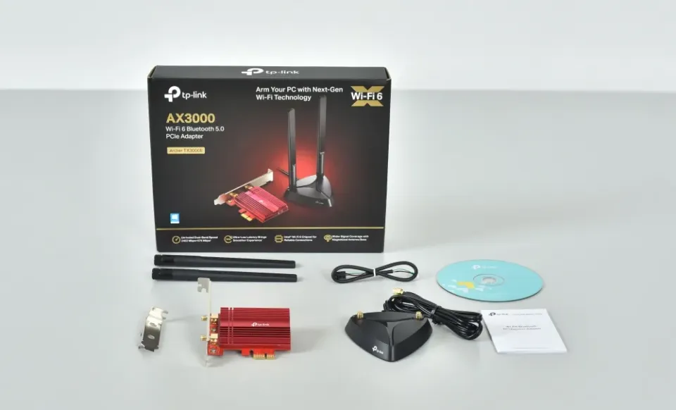 TP-LINK Archer TX3000E Adaptér PCIe AX3000 Wi-Fi 6 Bluetooth 5.0