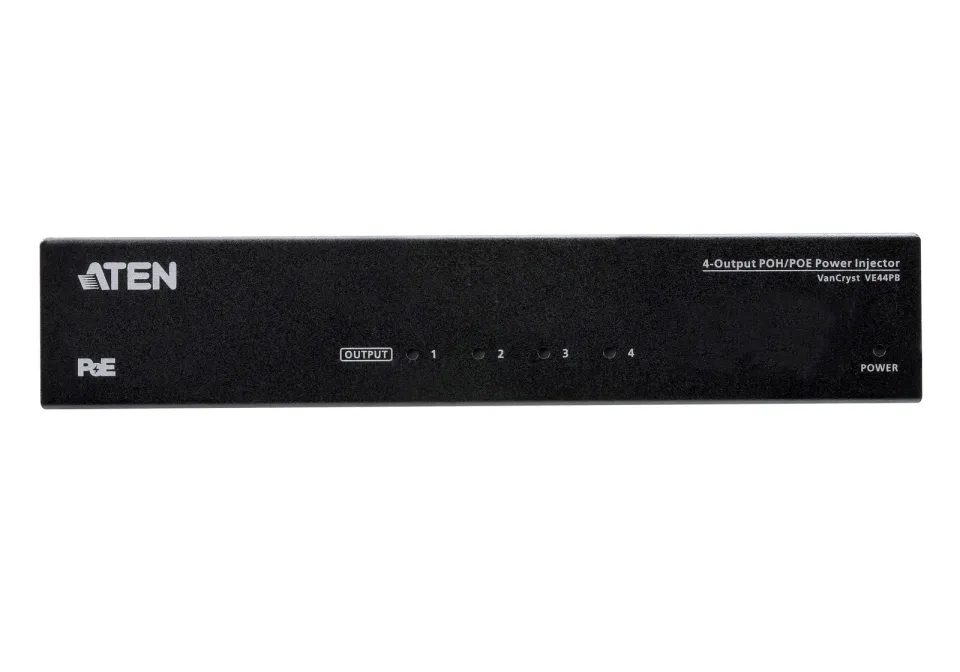 Aten 4-Output PoH/PoE Power Injector