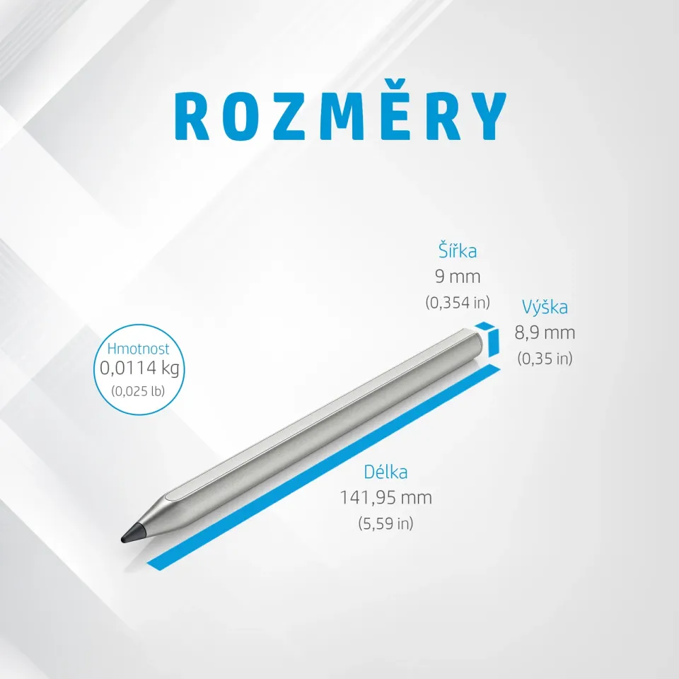 HP Wireless Rechargeable USI Pen - dotykové pero