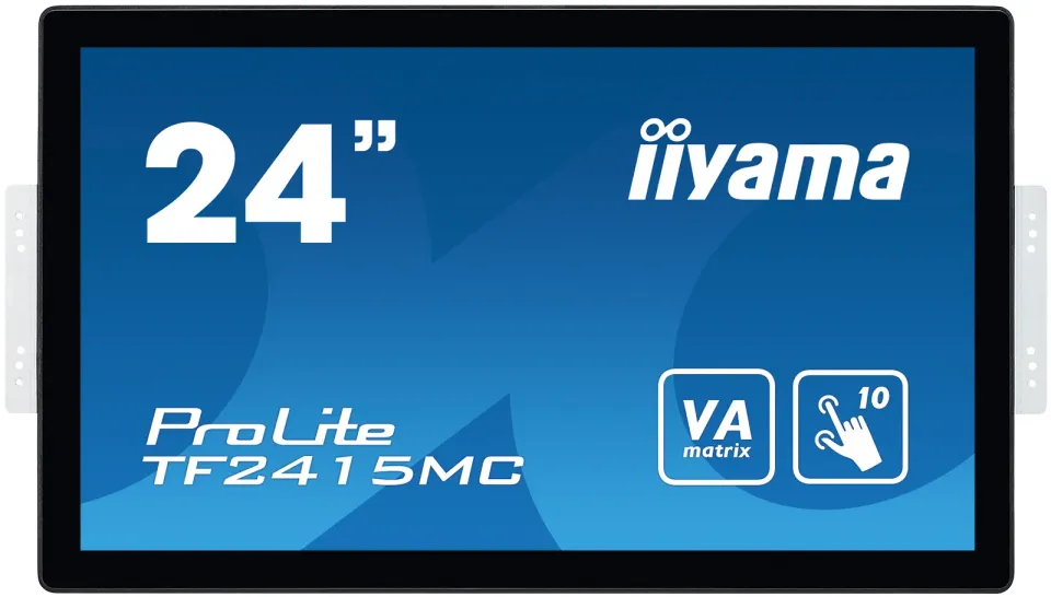 24" iiyama TF2415MC-B2: VA, FullHD, capacitive, 10P, 350cd/m2, VGA, DP, HDMI, černý