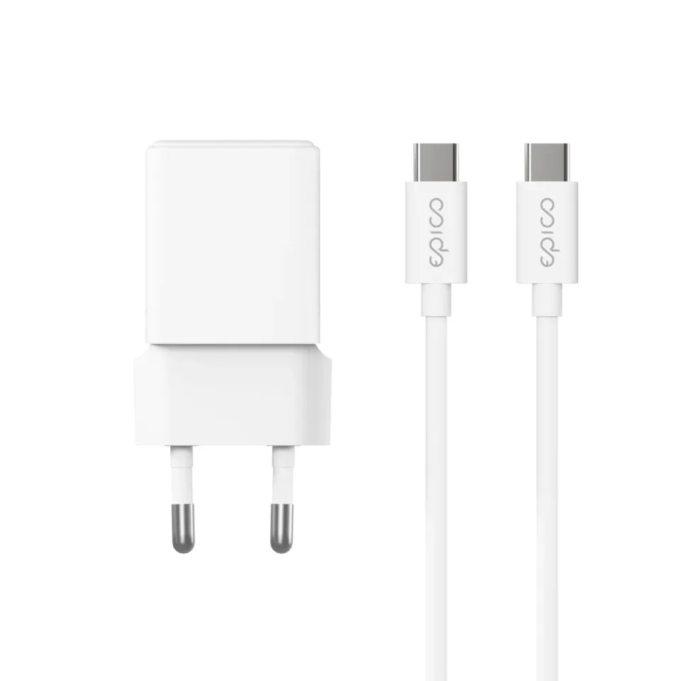Epico GaN 20W adaptér EA20 s 1,2 m USB-C kabelem