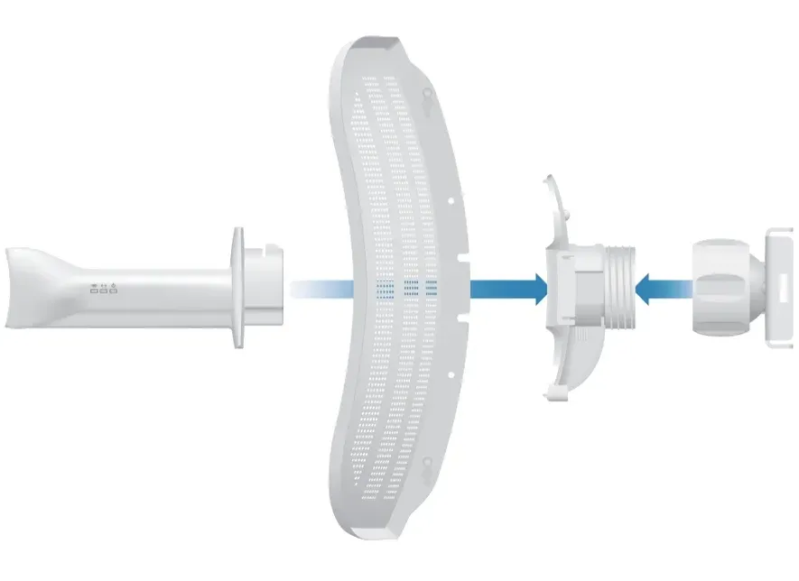 UBNT airMAX LiteBeam M5-23 [5GHz, anténa 23dBi, Client, 5GHz, 802.11a/n]