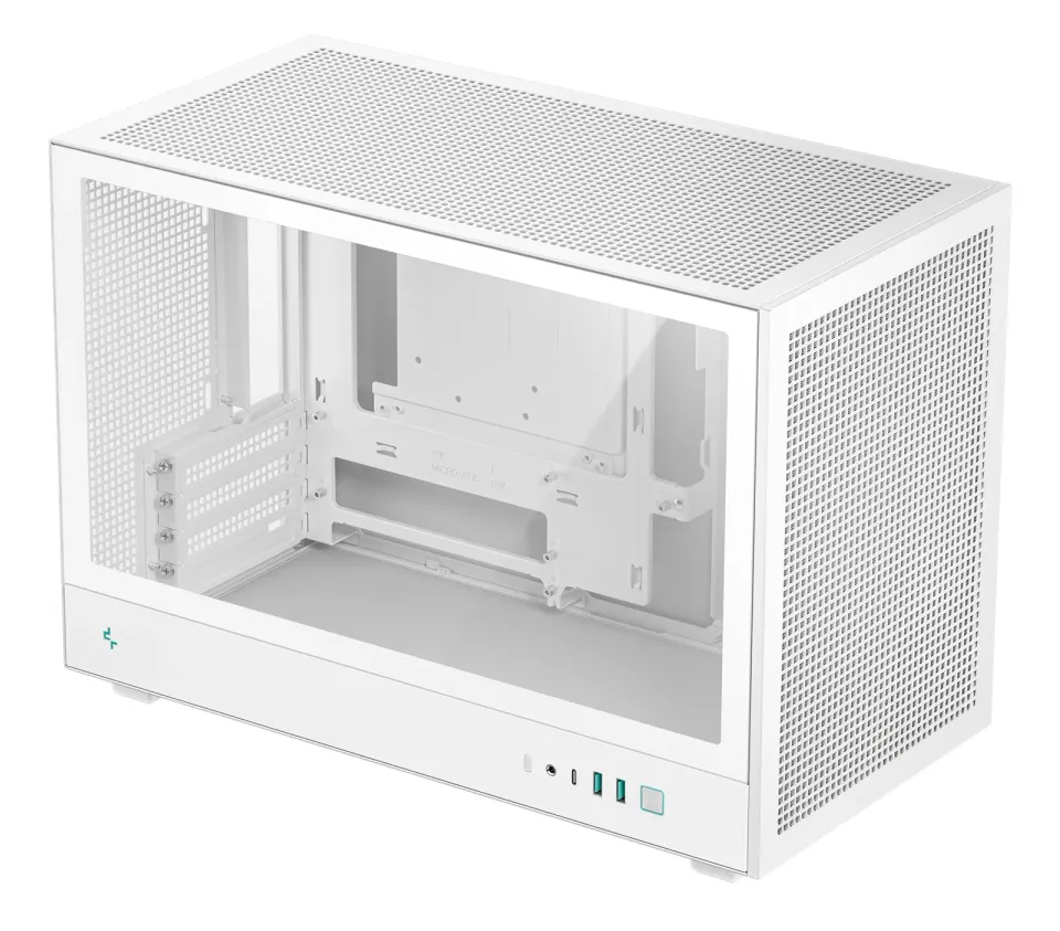 DEEPCOOL Case CH260 WH, mATX, Průhledná bočnice, bílá