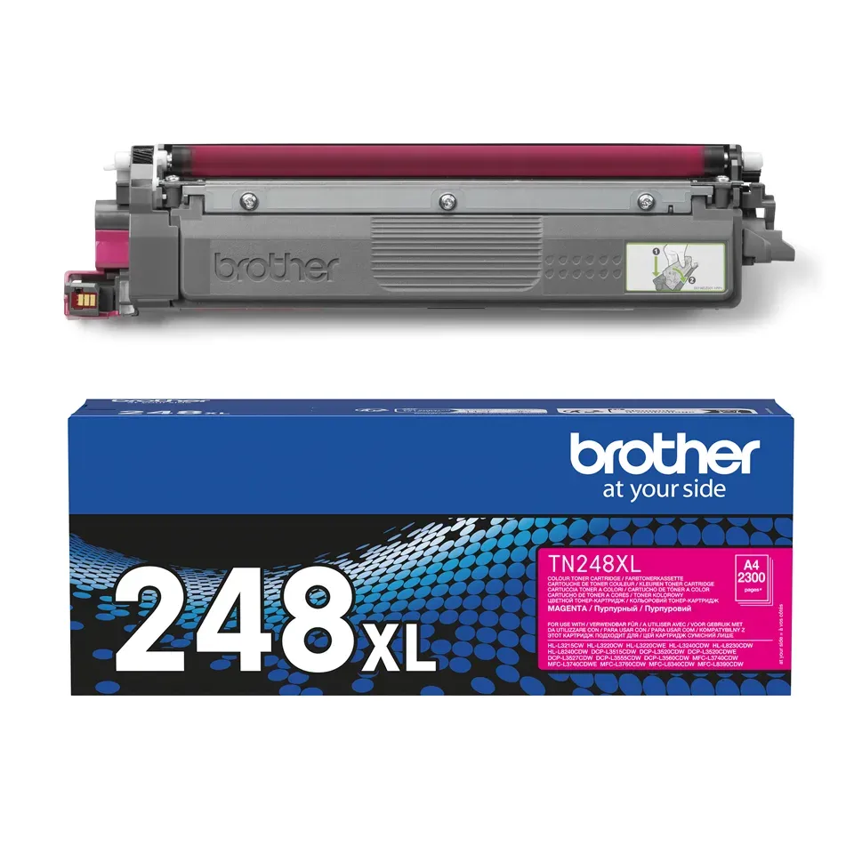 Brother - TN248XLM, magenta toner (až 2 300 stran)