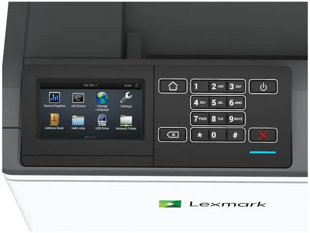 Lexmark CS622de color laser, 37 str./min., duplex, síť, barevný dotykový LCD,