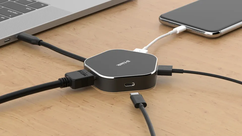 D-Link DUB-M420 4-in-1 USB-C Hub with HDMI and Power Delivery