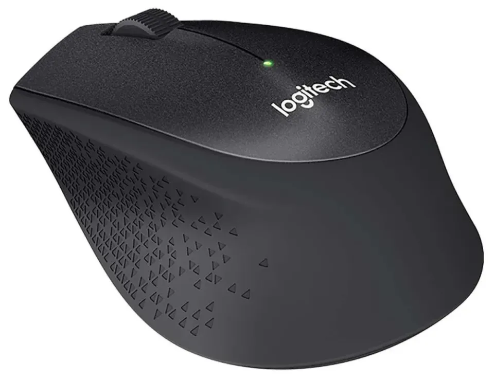 Logitech Wireless Mouse M330 Silent Plus, black