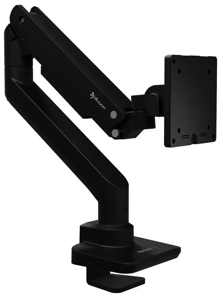 AROZZI ALZARE NEO PRO Black/ stolní držák pro monitory/ plynový píst/ kovový/ černý