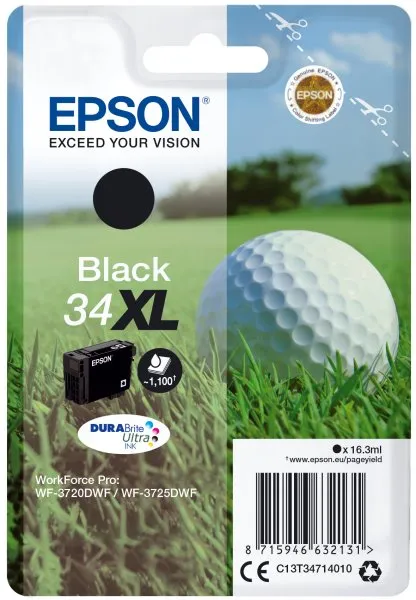 EPSON cartridge T3471 black (golfový míček) XL