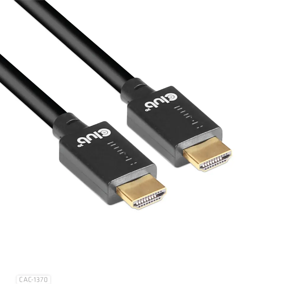 Club3D Adaptér HDMI 2.1 Ultra Rychlý HDMI™ Certifikovaný 4K120Hz, 8K60Hz, 48Gbps (M/M 1.5 m/4.92 ft), 28 AWG