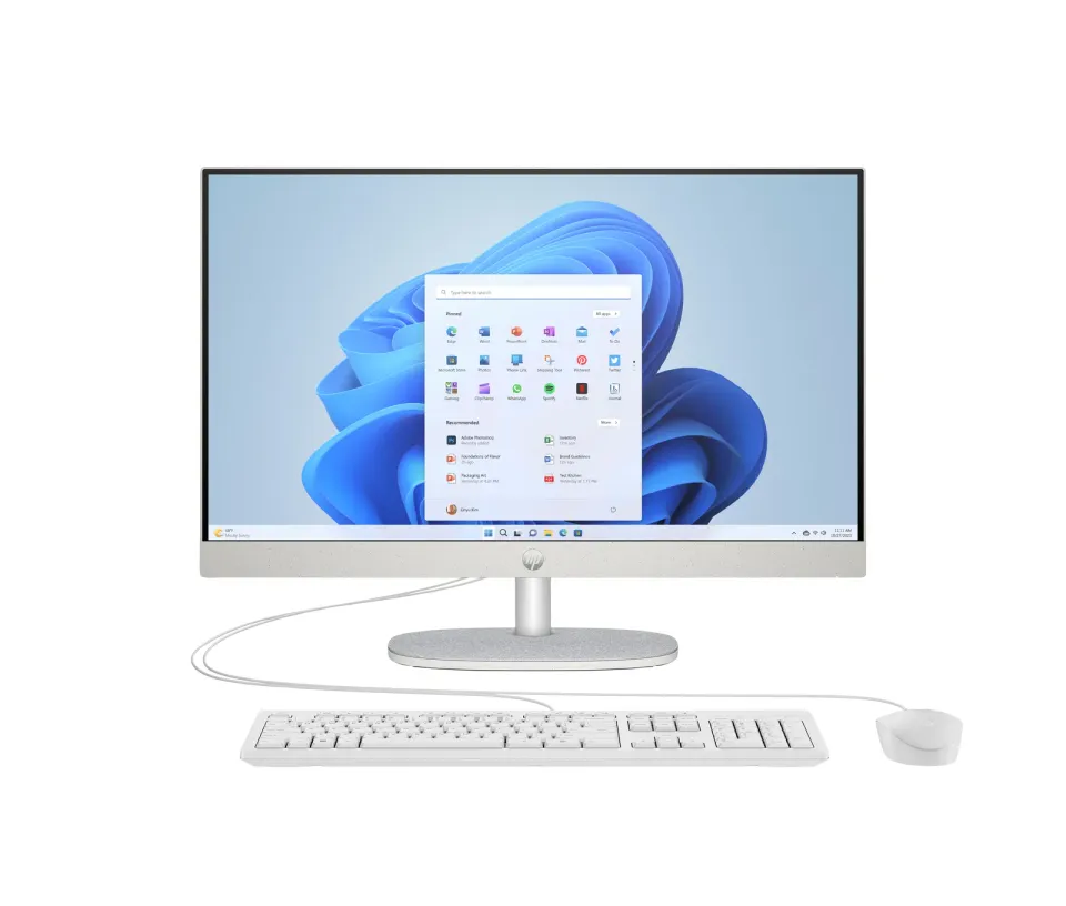 HP AiO 24-cr0022nc, 24" FHD, i5-1335U, 8GB DDR4 3200, SSD 512GB, Win11 Home, 2M Game Pass