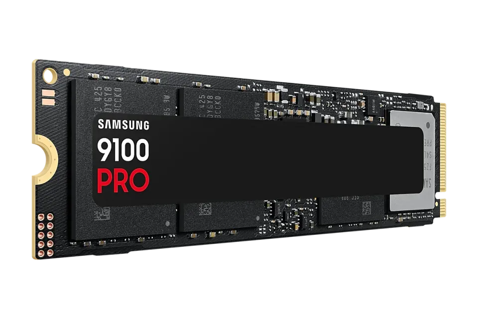 SAMSUNG 9100 PRO 1TB PCIe 5.0 NVMe SSD M.2 PCIe 5.0 x4 NVMe 2.0 (čtení max. 14700MB/s, zápis max. 13300MB/s)