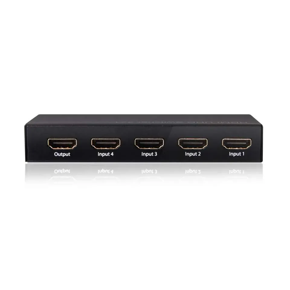 Club3D Video switch 4:1 HDMI 2.0 4K60Hz UHD, 4 porty