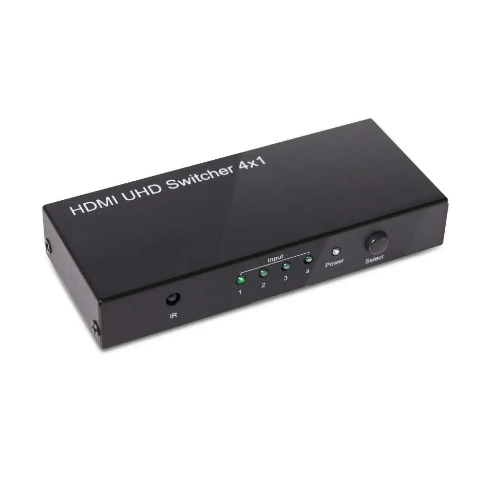 Club3D Video switch 4:1 HDMI 2.0 4K60Hz UHD, 4 porty