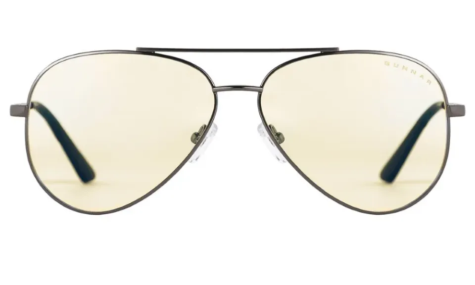 GUNNAR kancelářske/herní brýle MAVERICK GUNMETAL * jantárová skla * BLF 65 * NATURAL focus
