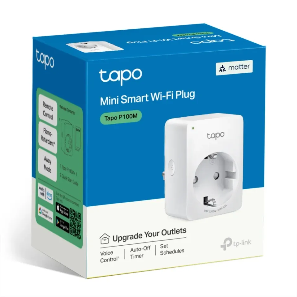 TP-Link Tapo P100M(EU) Mini chytrá Wi-Fi zásuvka