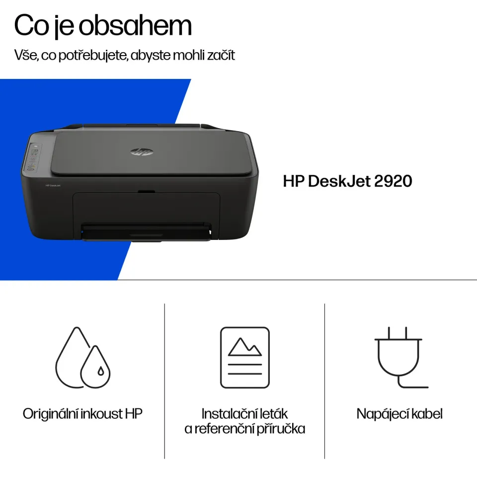HP DeskJet/2920/MF/Ink/A4/WiFi/USB