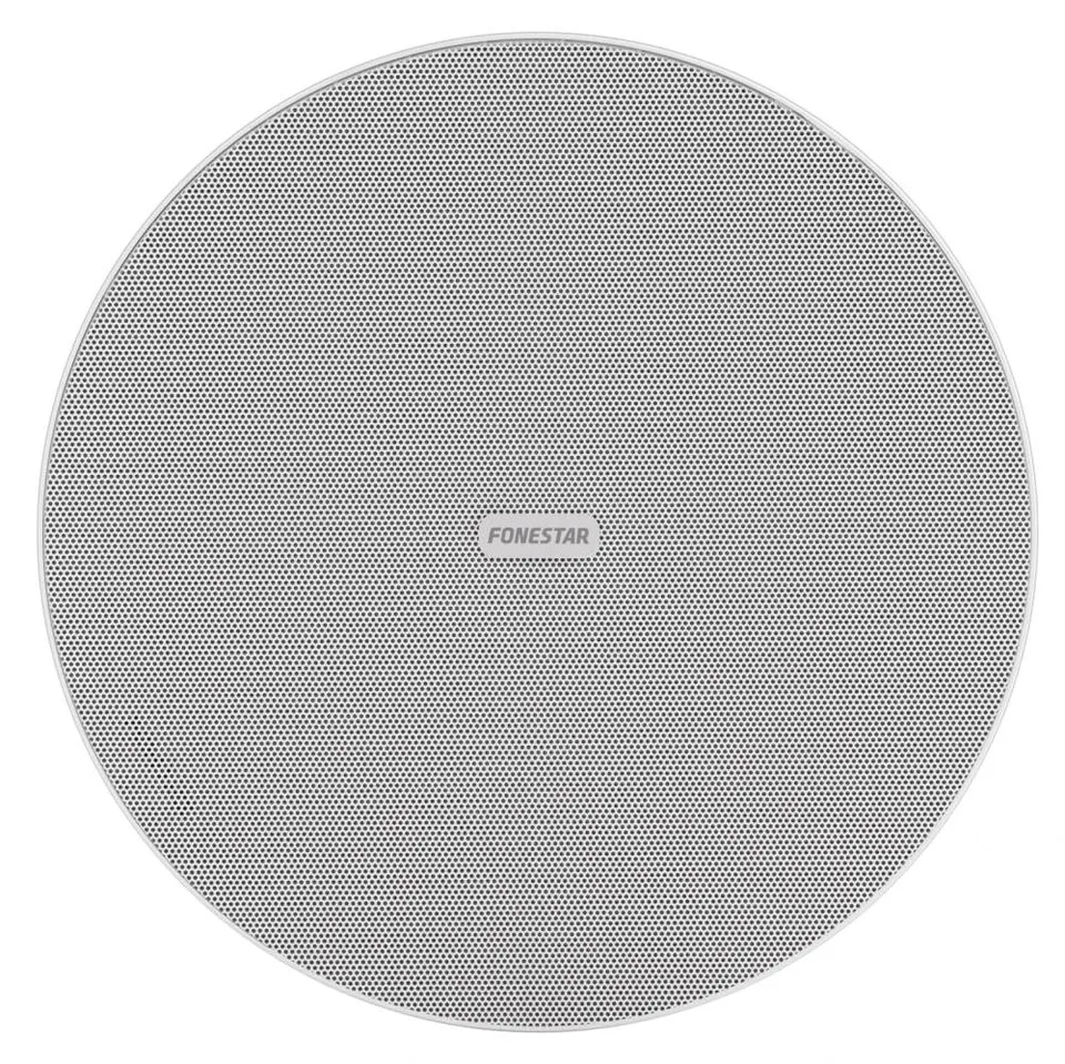 Fonestar Vestavný bezrámový reproduktor 15 W/8ohm, průměr repro 6", frek 55 Hz–18 kHz, otvor 219 mm, hl 30 mm, ABS, bílý