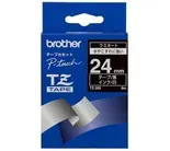 Brother - TZe-355, černá / bílá (24mm, laminovaná)