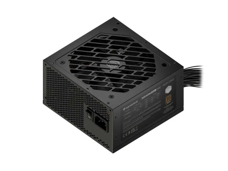 PSU Genesis NIHON 650NM 650W 80+ BRONZE ATX 3.1./650W/ATX 3.1/80PLUS Bronze/Retail