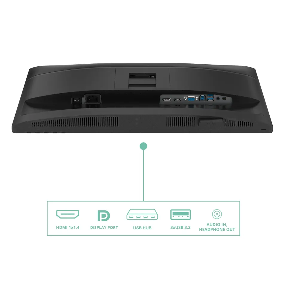 AOC LCD 24P4U 23,8" IPS/1920x1080@120Hz/4ms/300cd/VGA/HDMI/DP/4xUSB/USB-C/Repro/