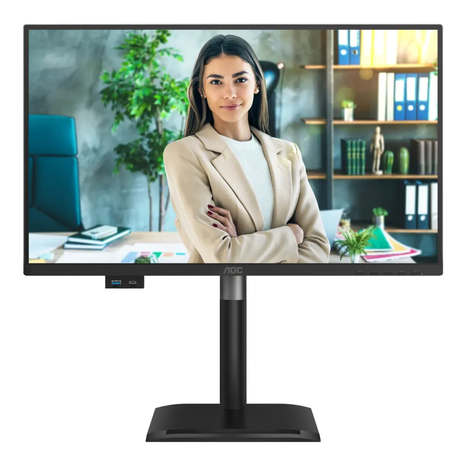 AOC LCD 24P4U 23,8" IPS/1920x1080@120Hz/4ms/300cd/VGA/HDMI/DP/4xUSB/USB-C/Repro/