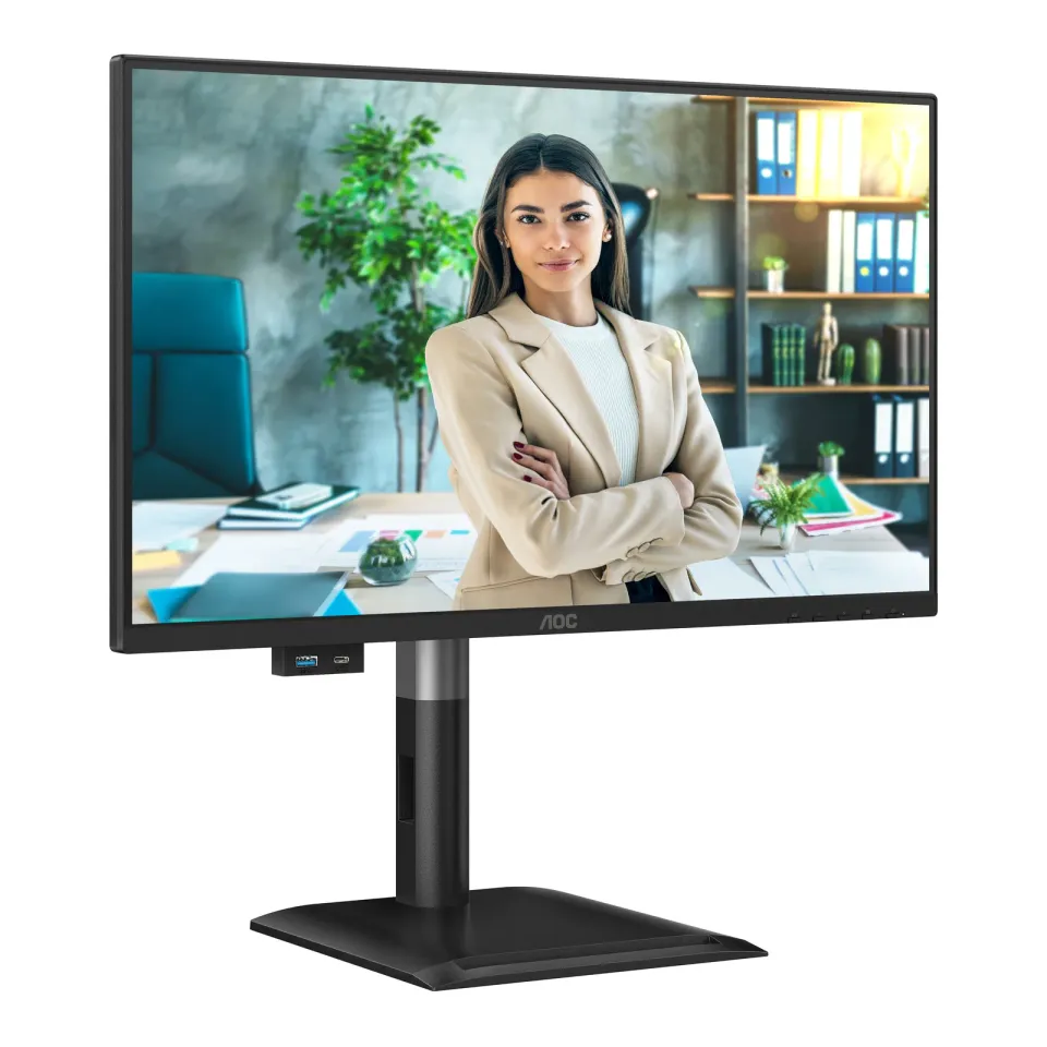 AOC LCD 24P4U 23,8" IPS/1920x1080@120Hz/4ms/300cd/VGA/HDMI/DP/4xUSB/USB-C/Repro/