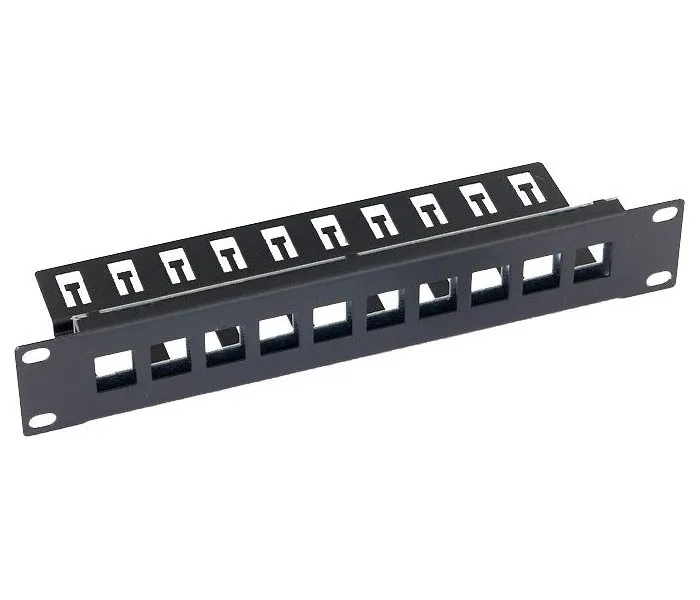 Triton 10' modulární patch panel 1U pro max. 10ks keystone,otvor 14,8x17,5mm
