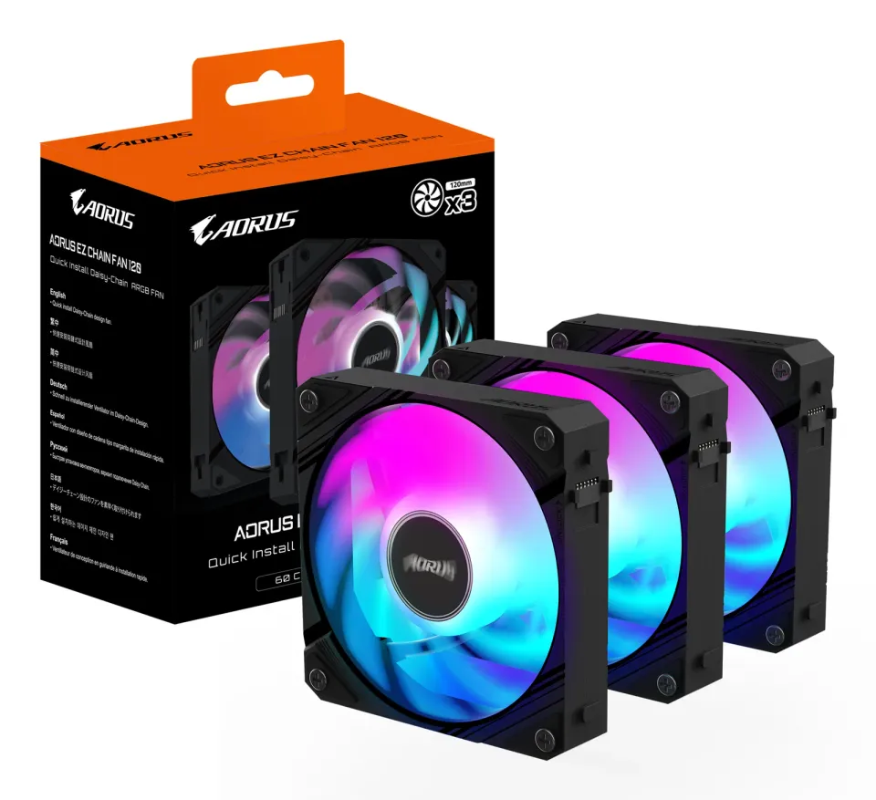 GIGABYTE AORUS EZ CHAIN FAN 120 (3-Pack)