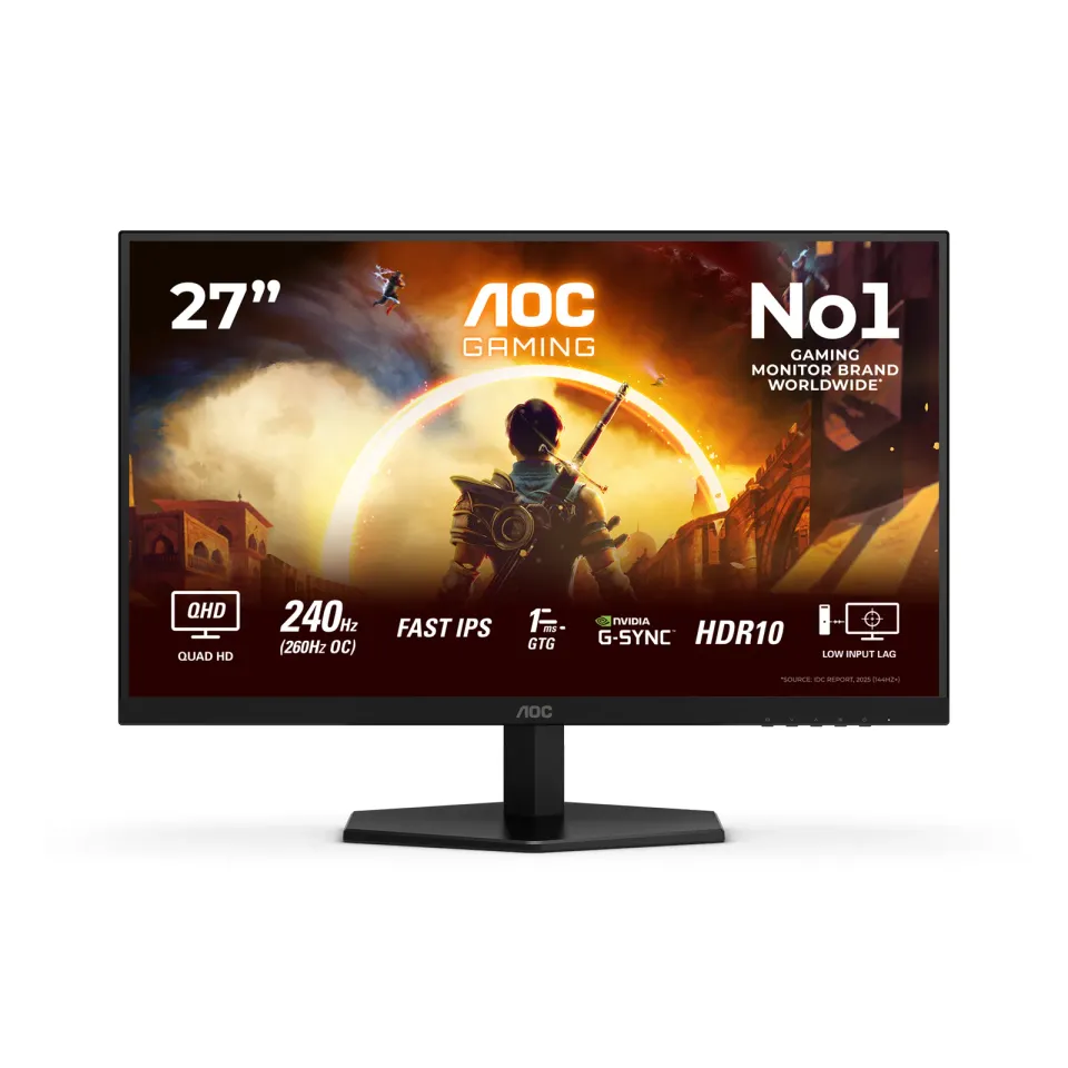 AOC LCD herní Q27G42ZE 27" IPS/2560x1440@260Hz/0,3ms/300cd/HDMI/DP/VESA