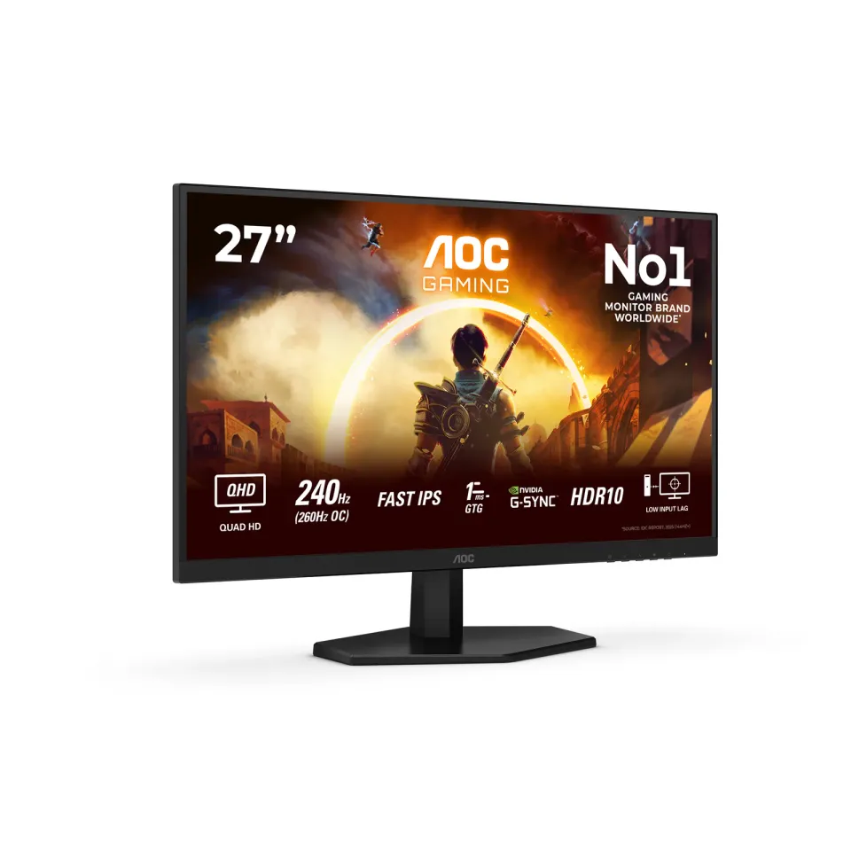 AOC LCD herní Q27G42ZE 27" IPS/2560x1440@260Hz/0,3ms/300cd/HDMI/DP/VESA