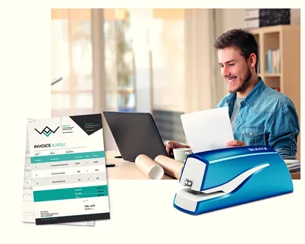 LEITZ Elektrická sešívačka NeXXt WOW 5566, metalická modrá