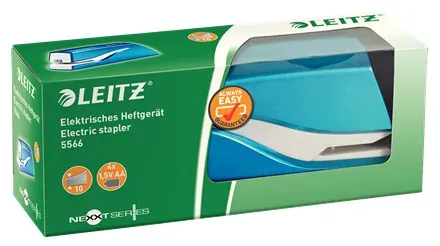 LEITZ Elektrická sešívačka NeXXt WOW 5566, metalická modrá