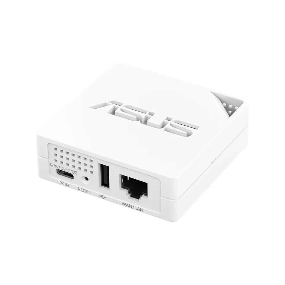 ASUS Mini Router RT-AX50 GO, WiFi 6 Router, 1xWAN/LAN, 1xUSB-C, 1xUSB-A