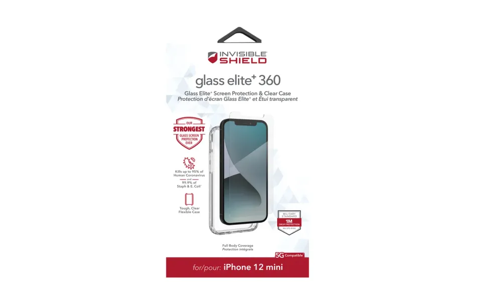 ZAGG Invisible Shield Ochrané sklo Elite + 360 iPhone 12 mini