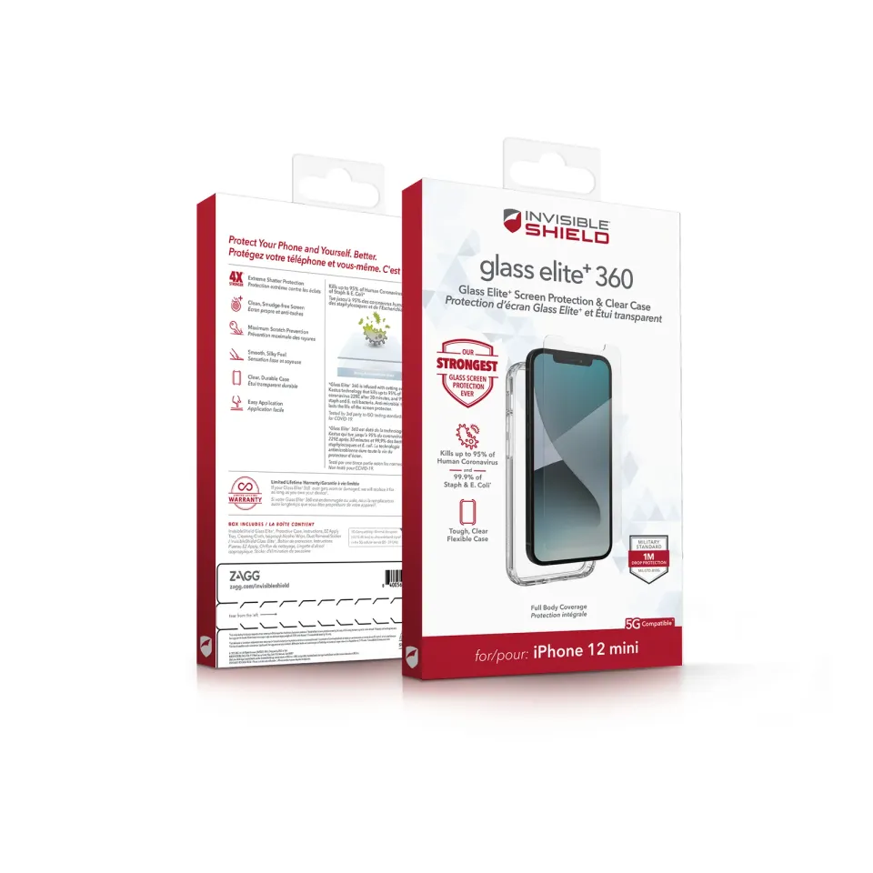 ZAGG Invisible Shield Ochrané sklo Elite + 360 iPhone 12 mini