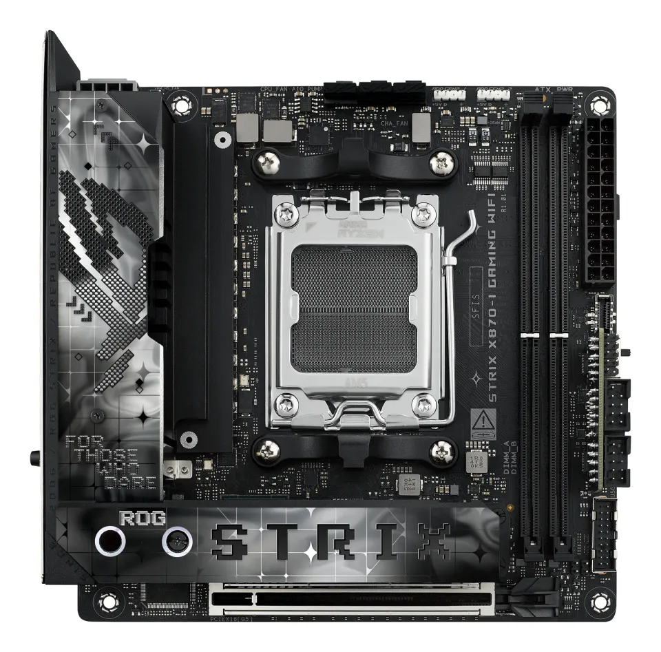 ASUS MB Sc AM5 ROG STRIX X870-I GAMING WIFI, AMD X870, 2xDDR5, 1xHDMI, 2xUSB4, WiFi, Mini-ITX