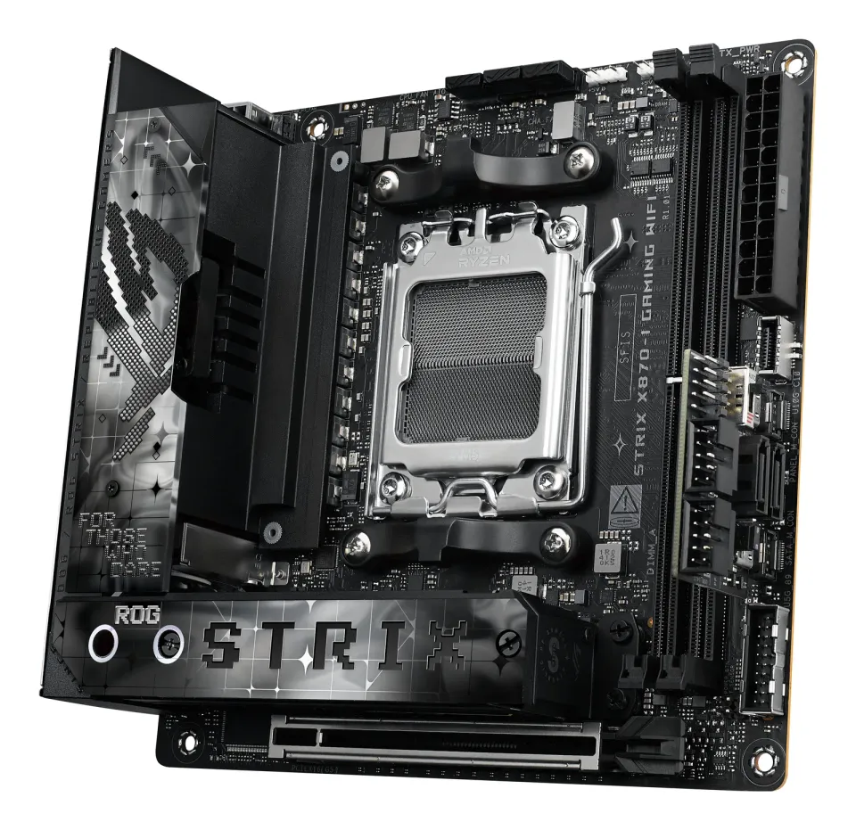 ASUS MB Sc AM5 ROG STRIX X870-I GAMING WIFI, AMD X870, 2xDDR5, 1xHDMI, 2xUSB4, WiFi, Mini-ITX