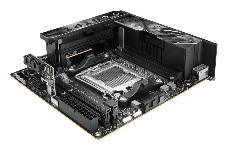 ASUS MB Sc AM5 ROG STRIX X870-I GAMING WIFI, AMD X870, 2xDDR5, 1xHDMI, 2xUSB4, WiFi, Mini-ITX