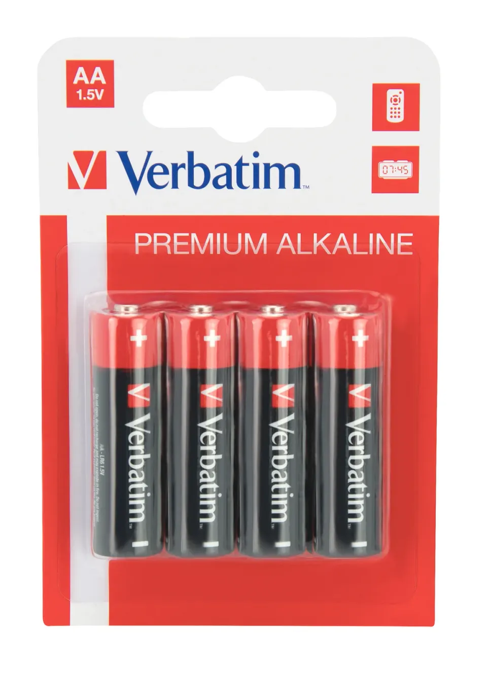 VERBATIM Alkalické baterie AA, 4 PACK , LR6