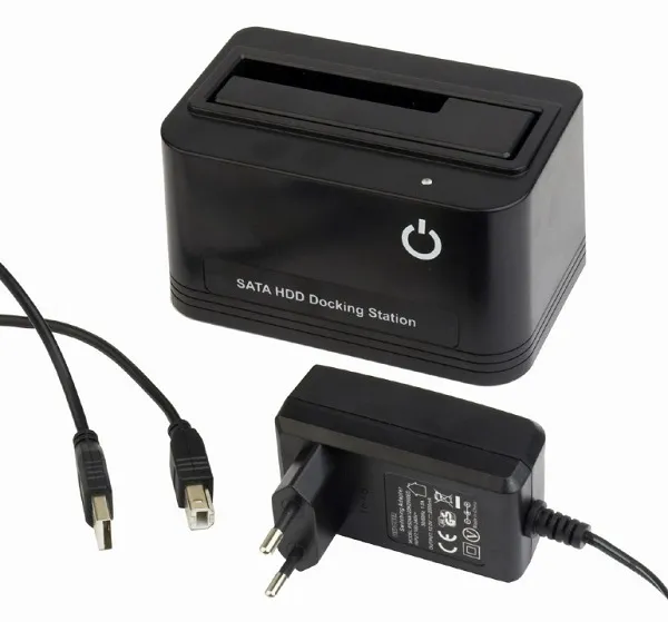 Gembird USB dokovací stanice pro 2,5" a 3,5" pevné disky SATA