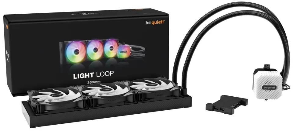 Be quiet! Light Loop vodní chladič CPU ARGB 360mm / 3x120mm / Intel i AMD