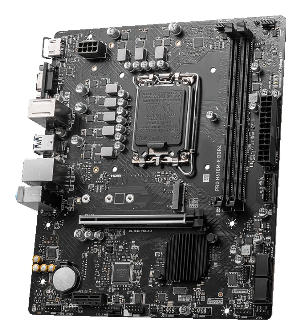 MSI PRO H610M-E DDR4, 1700, Intel H610, 2xDDR4, mATX
